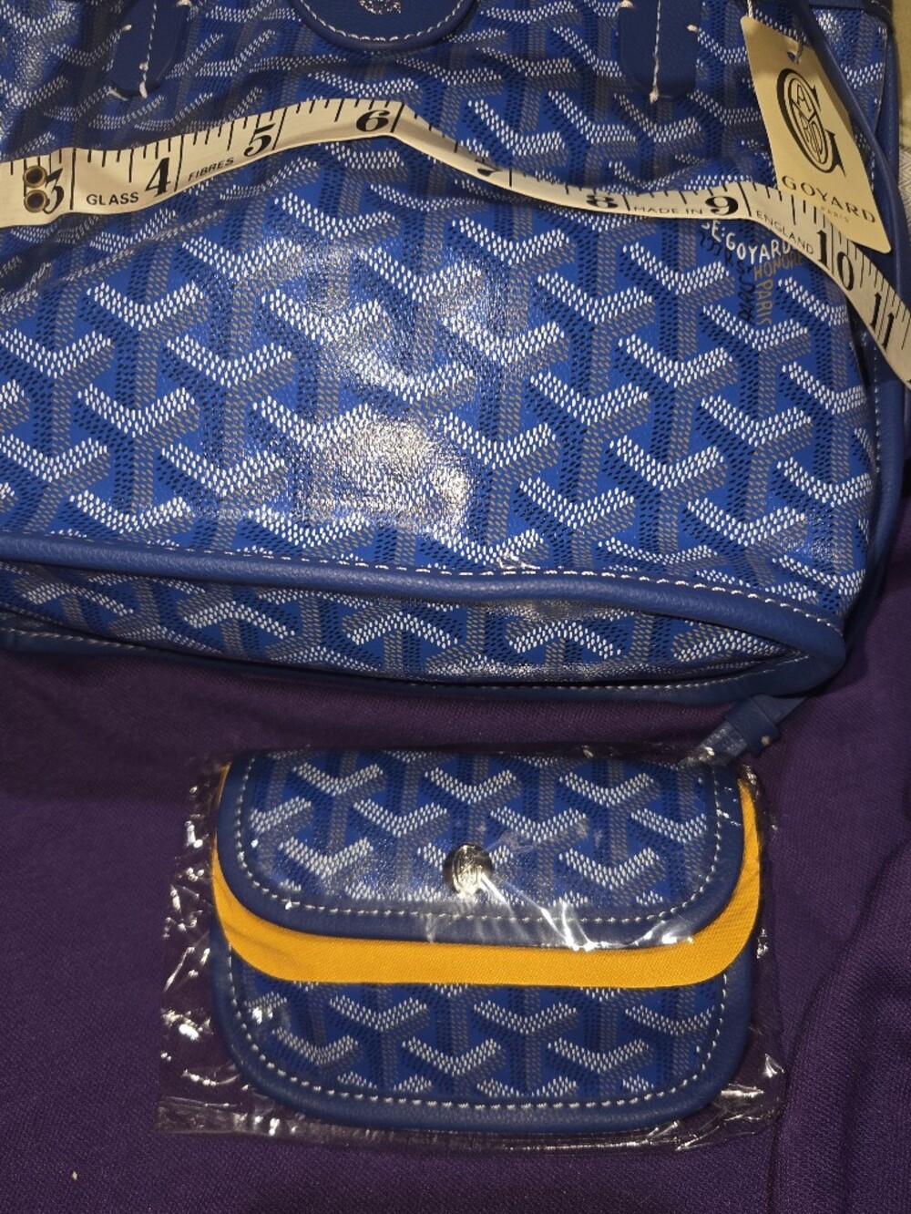 Small Blue Reverse Bag - Picture 4 of 8
